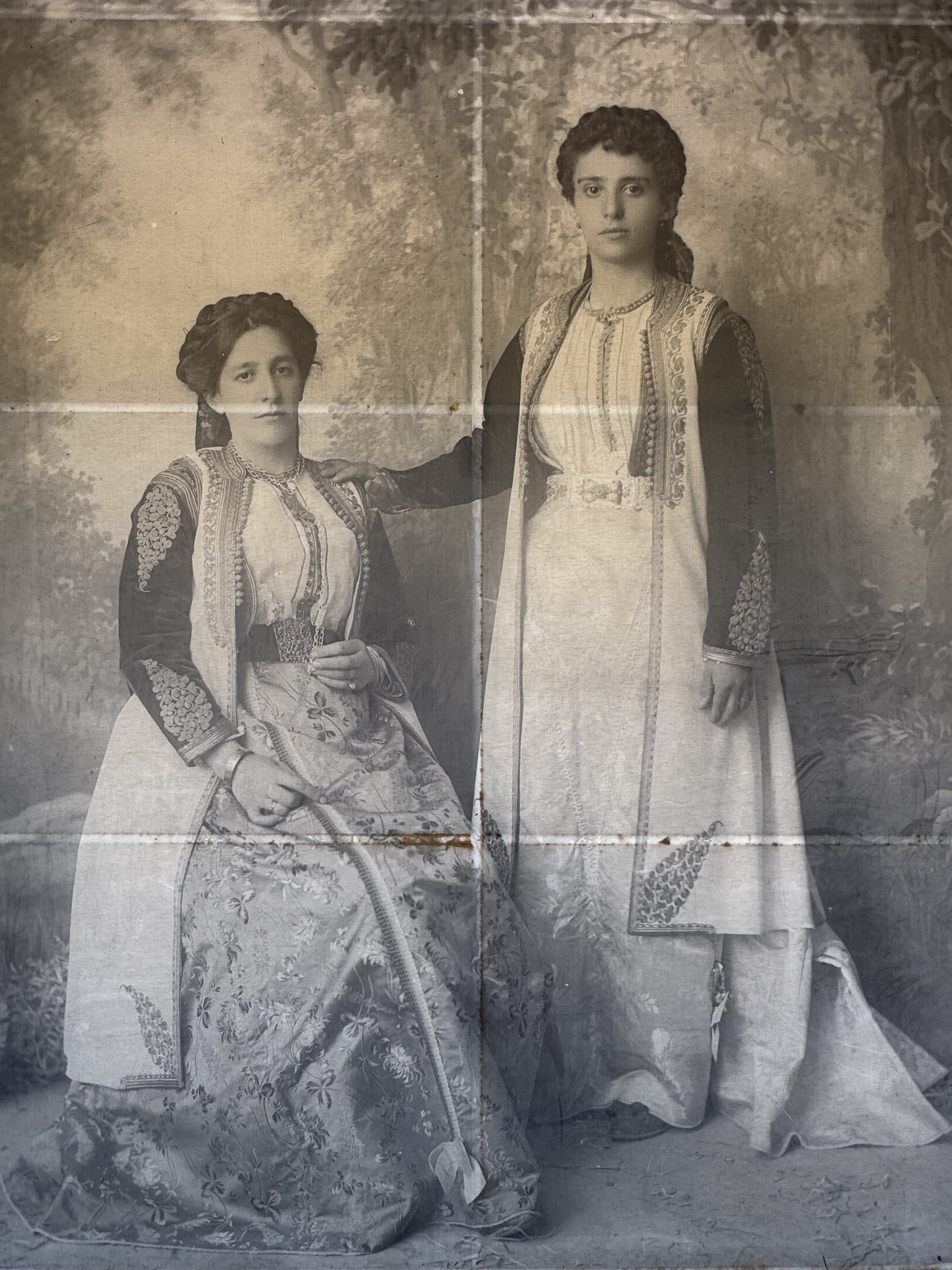 19th-century portrait of Shaqe and Lulme Shkodra